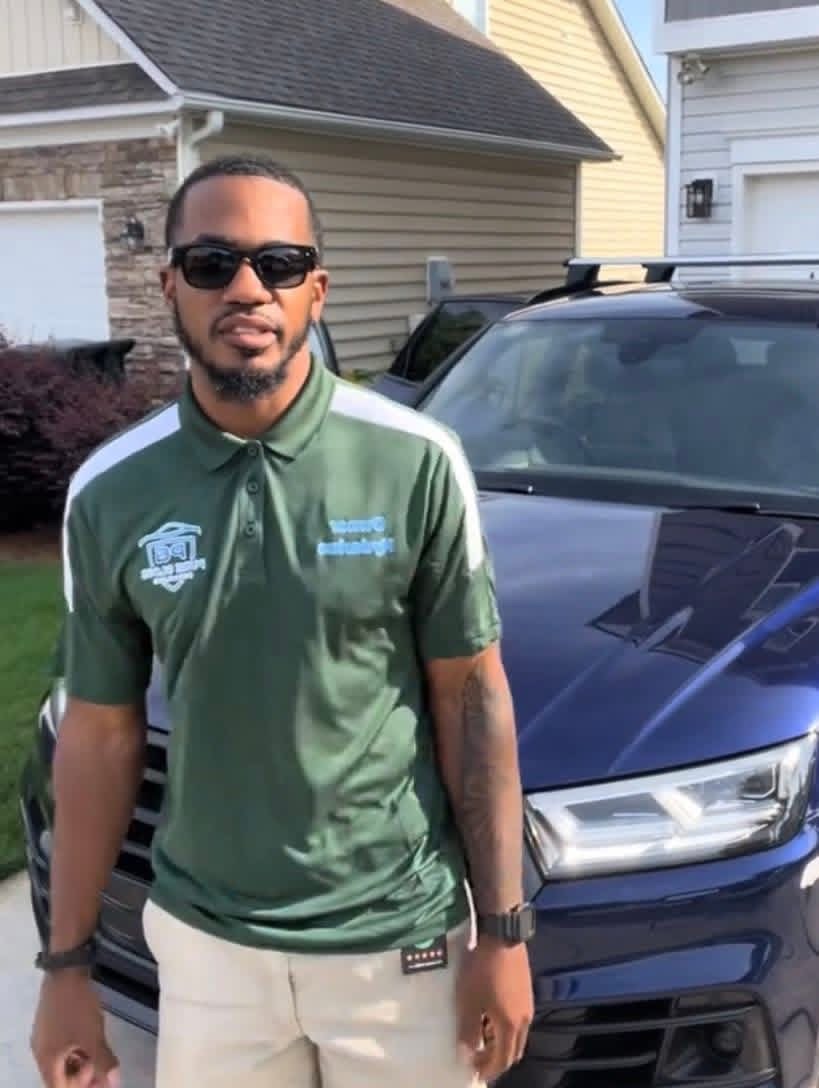 Nydarius Roberts, founder of Pure Gloss Detailing